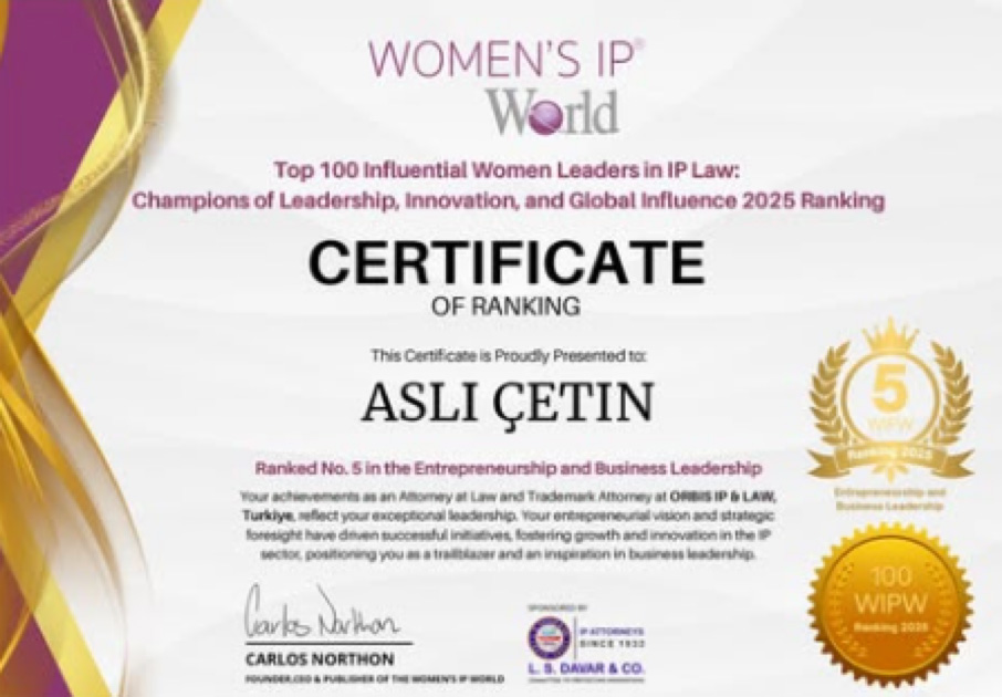 Women's IP World Ranking 2025 sertifikası